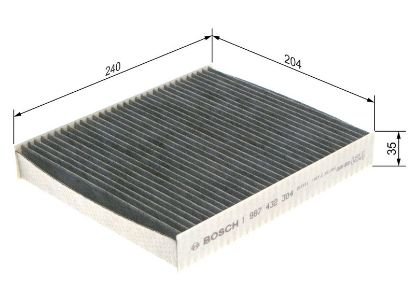 Filter, cabin air GENERAL MOTORS - 95527473