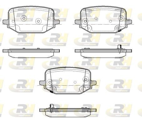 Brake Pad Set, disc brake FORD
