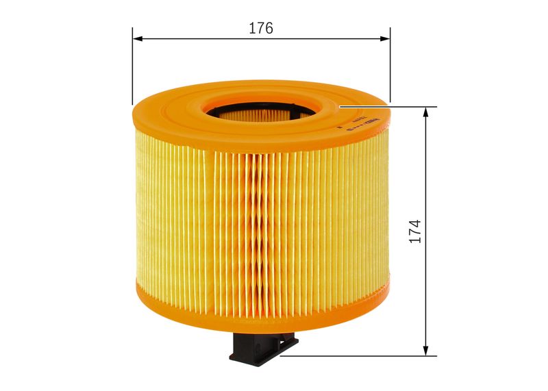 Air Filter BMW - 13 71 7 536 006