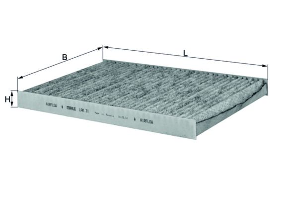 Filter, cabin air VAG - 1H0 091 800