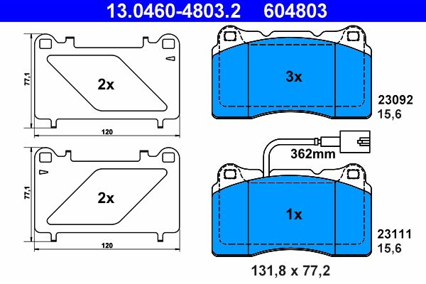 Brake Pad Set, disc brake -