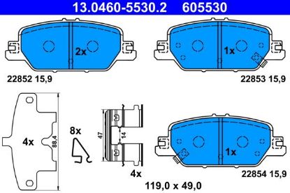 Brake Pad Set, disc brake -