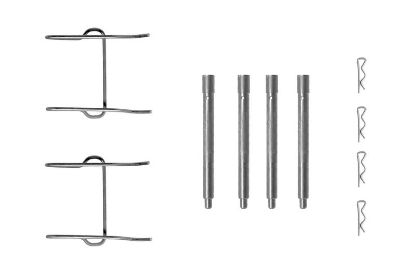 Accessory Kit, disc brake pad 406 (8B), 607 (9D, 9U)