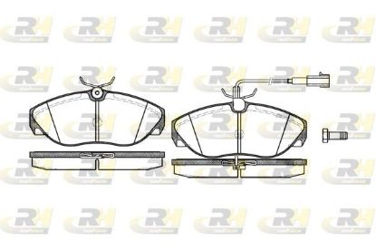 Brake Pad Set, disc brake PSA - 4254.55