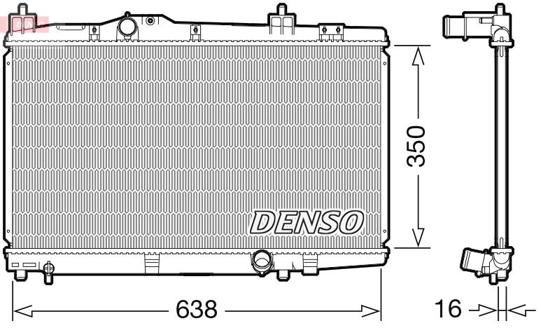 Radiator, engine cooling -