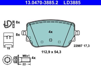 Brake Pad Set, disc brake -