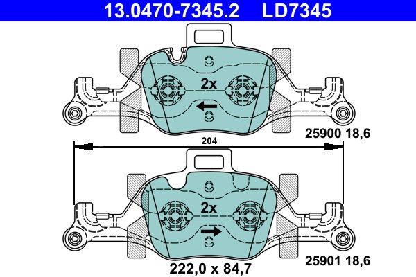 Brake Pad Set, disc brake -