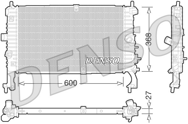 Radiator, engine cooling -
