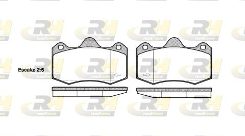 Brake Pad Set, disc brake IBIZA IV (6L1), IBIZA V (6J5)