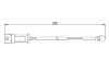Warning Contact, brake pad wear -