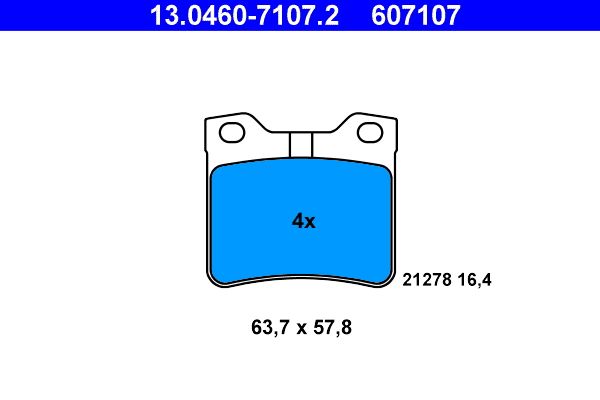 Brake Pad Set, disc brake -