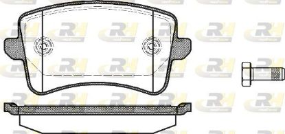 Brake Pad Set, disc brake VAG - 8K0 698 451E