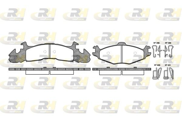 Brake Pad Set, disc brake Chraysler Voyager 84-90 esim.