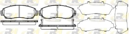 Brake Pad Set, disc brake HONDA - 45022-T1G-G00