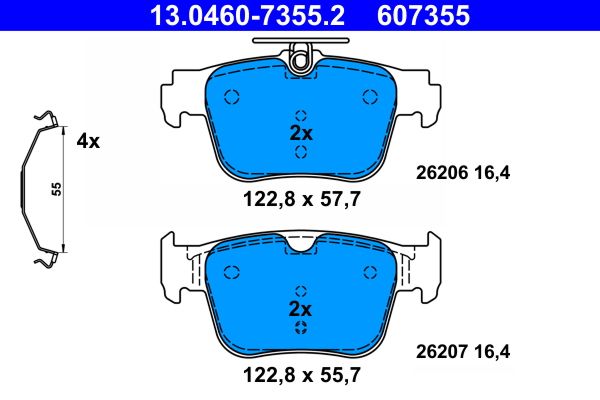 Brake Pad Set, disc brake -