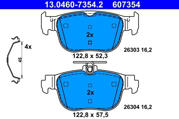 Brake Pad Set, disc brake -