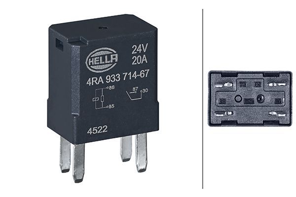 Relay, main current -