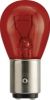 Bulb, stop/tail light PR21/5W BAW15d, punane