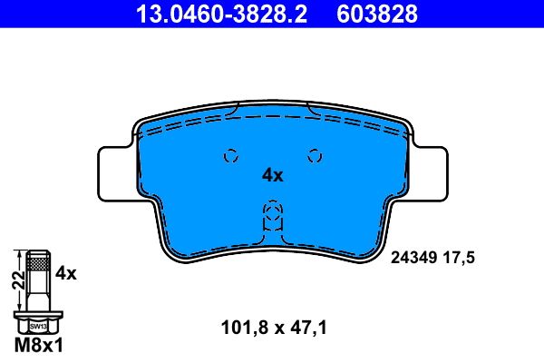 Brake Pad Set, disc brake -