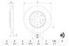 Brake Disc PSA - 16 138 198 80