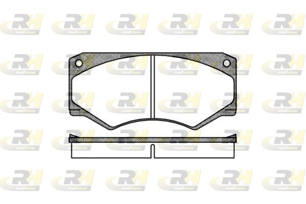 Brake Pad Set, disc brake Mb 207-210 77-82 esim.