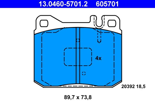 Brake Pad Set, disc brake -