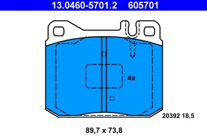 Brake Pad Set, disc brake -