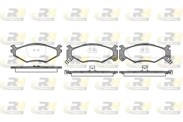Brake Pad Set, disc brake Chrysler Voyager 90-95 esim.