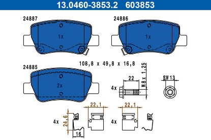 Brake Pad Set, disc brake -