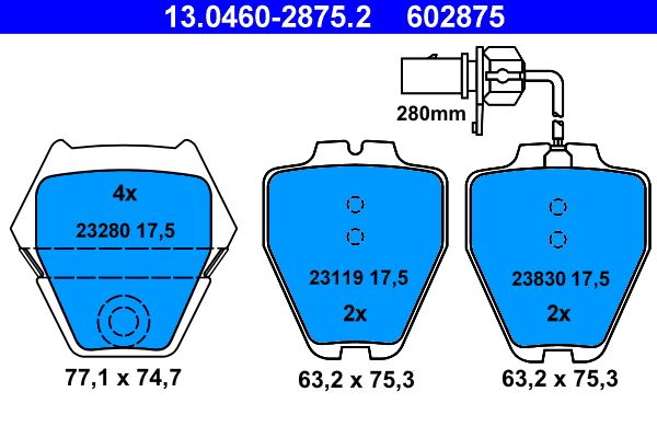 Brake Pad Set, disc brake -