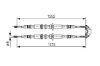 Cable Pull, parking brake -