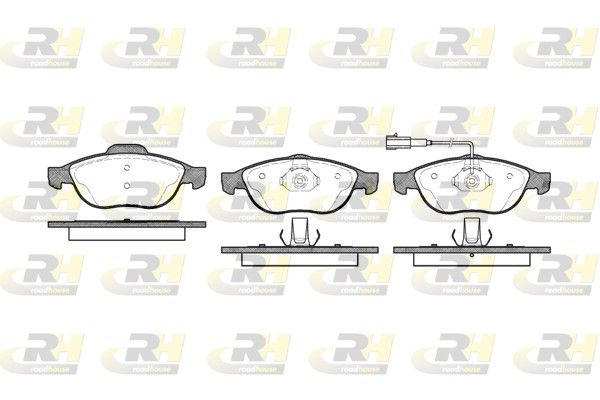 Brake Pad Set, disc brake ALFA 147 1.6i 00- esim.