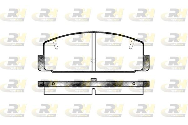 Brake Pad Set, disc brake MAZDA - GGYB-26-48Z