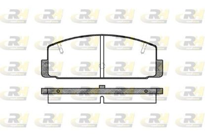 Brake Pad Set, disc brake MAZDA - GGYB-26-48Z