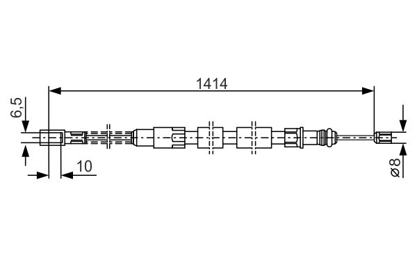 Cable Pull, parking brake -