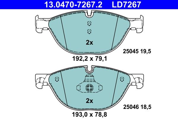 Brake Pad Set, disc brake -