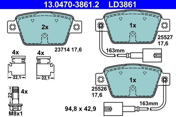 Brake Pad Set, disc brake -
