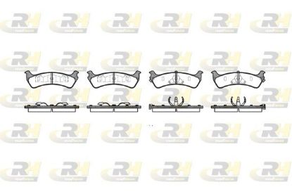 Brake Pad Set, disc brake Ford EXPLORER 95-99 tagum.