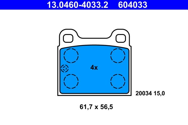 Brake Pad Set, disc brake -