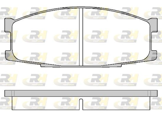 Brake Pad Set, disc brake MitsubishiCANTER 86-01 esim.