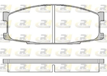 Brake Pad Set, disc brake MitsubishiCANTER 86-01 esim. Brake Pad Set, disc brake MitsubishiCANTER 86-01 esim.