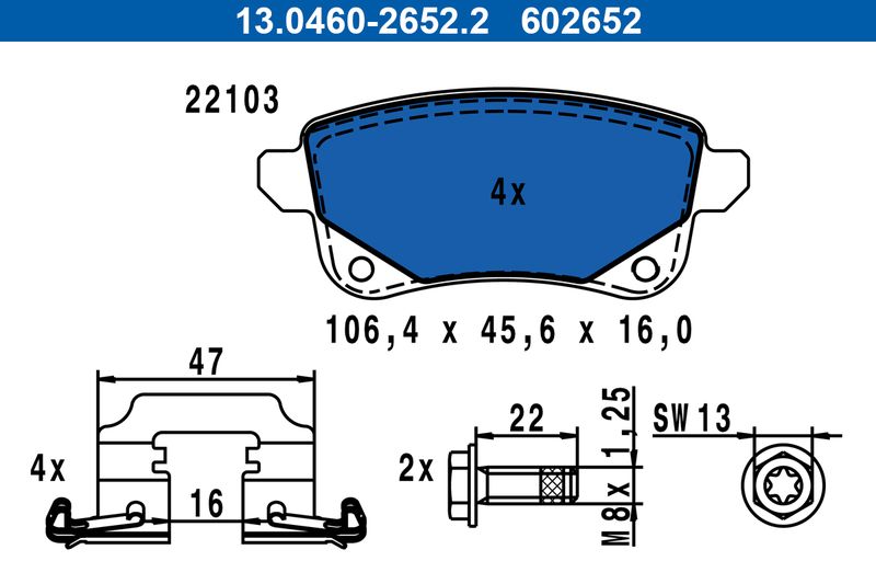 Brake Pad Set, disc brake -