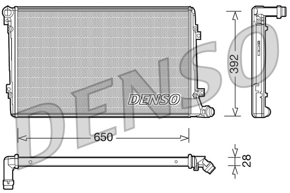 Radiator, engine cooling -