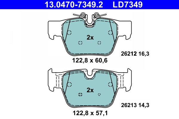 Brake Pad Set, disc brake -