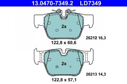 Brake Pad Set, disc brake -
