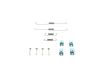 Accessory Kit, brake shoes -