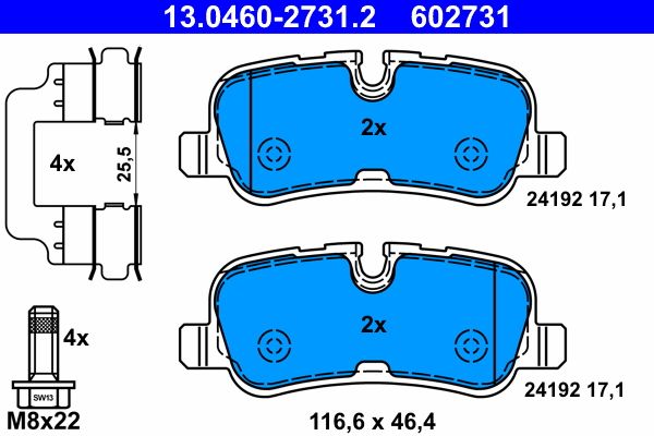 Brake Pad Set, disc brake -