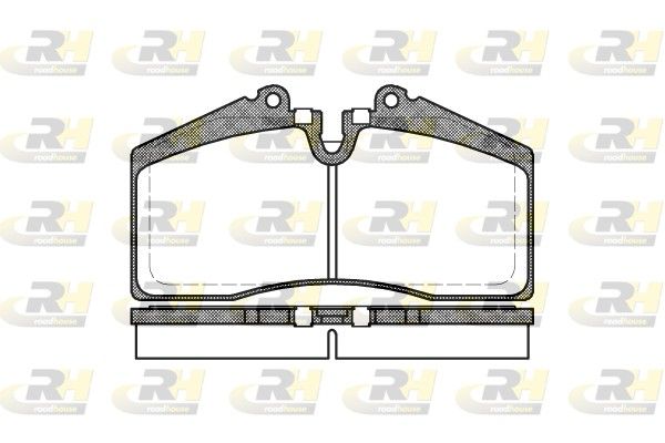 Brake Pad Set, disc brake Porsche 911,928,944 85-95 esi