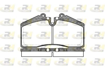 Brake Pad Set, disc brake Porsche 911,928,944 85-95 esi