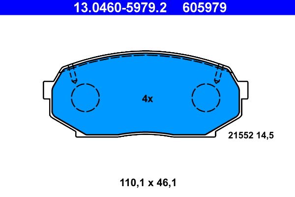 Brake Pad Set, disc brake -